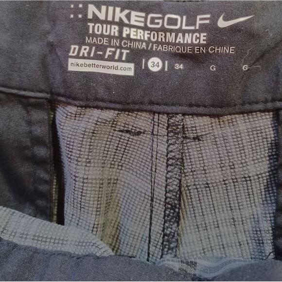 Nike golf tour performance shorts size 34 - Picture 3 of 4
